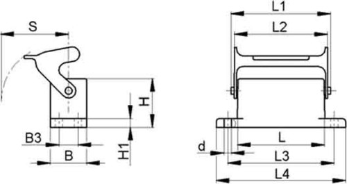 Lapp Zubehör H-A-10-AG-Anbaugehäuse H-A 10 AG Lapp Zubehör H-A-10-AG-Anbaugehäuse H-A 10 AG
