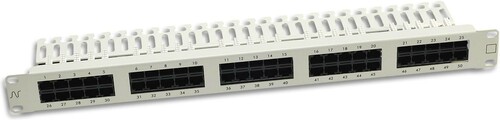 Aginode Patch-Panel 50Ports RJ45, Kat.3 N500.350