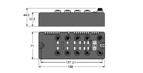 Turck Compact Feldbus Station für DeviceNet8 analo BLCDN-8M1 #6811043