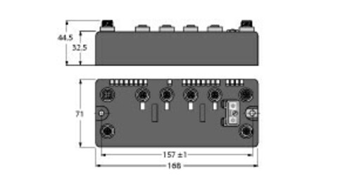 Turck Compact Feldbus Station für DeviceNet4 analo BLCDN-4M1 #6811044 Turck Compact Feldbus Station für DeviceNet4 analo BLCDN-4M1 #6811044