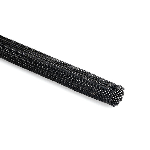 HellermannTyton Geflechtschlauch sw, abriebfest 100m HEGPA6612 PA66 BK100