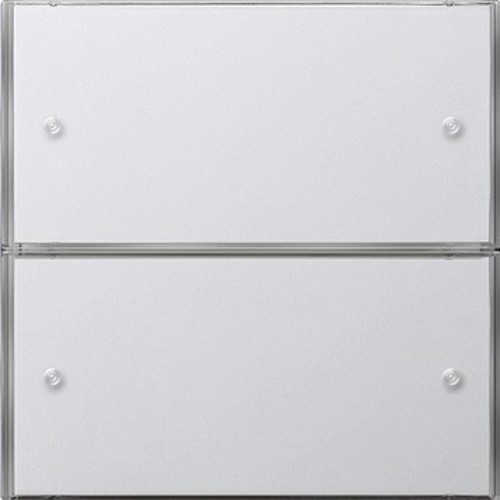 Gira KNX Tastsensor 3 Komfort 2-fach, reinweiß 2032112 Gira KNX Tastsensor 3 Komfort 2-fach, reinweiß 2032112