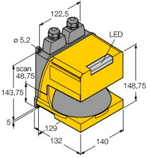 Turck Sicherheitslaserscanner AG4-4E