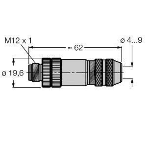 Turck Stecker BMSS8141-0/9