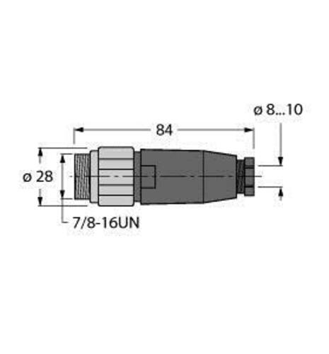 Turck Steckverbinder konfektionierbar BSV4140-0/11
