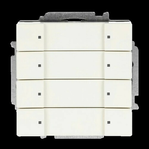 Busch-Jaeger Tastsensor 4-fach ch mit Busankoppler 6127/01-82