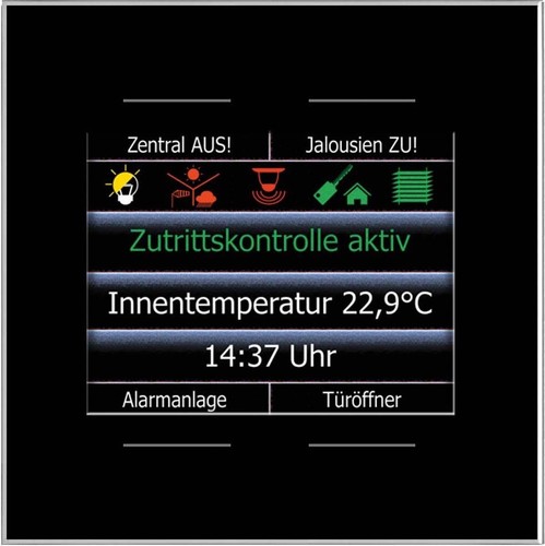 Issendorff Glas-Farbdisplay 2,8Z 4Ta. +Temp.Sensor,sw LCN - GT4DB