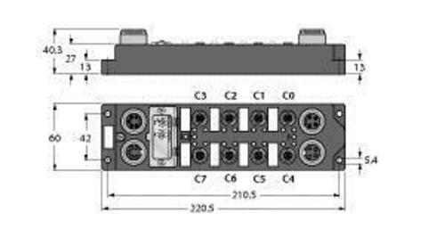 Turck I/O Modul FDNP-XSG16-TT
