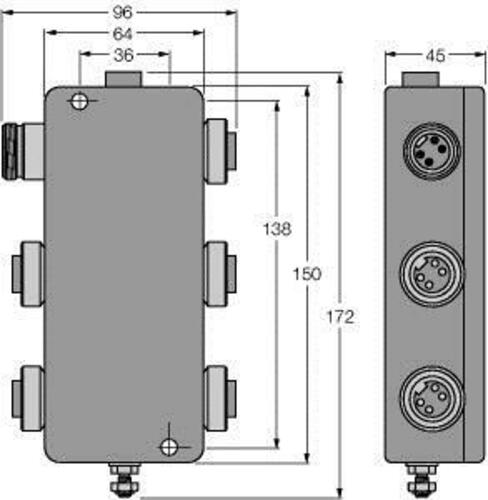 Turck Verteilerbaustein JBBS-49SC-M413/3G