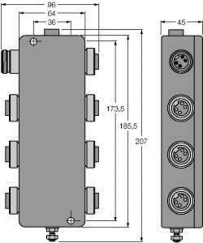 Turck Verteilerbaustein JBBS-49SC-M613/3G