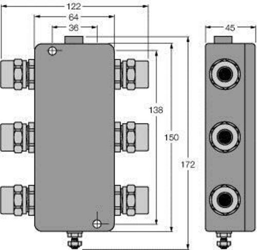 Turck Verteilerbaustein JBBS-49SC-T415/3G
