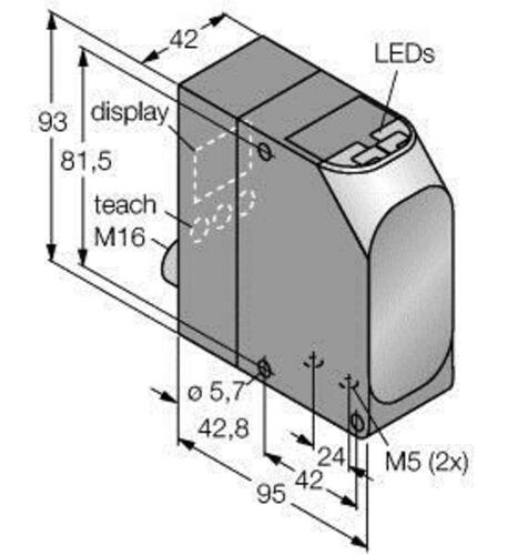 Turck Opto-Sensor Lichtschranke LT7PLVQ