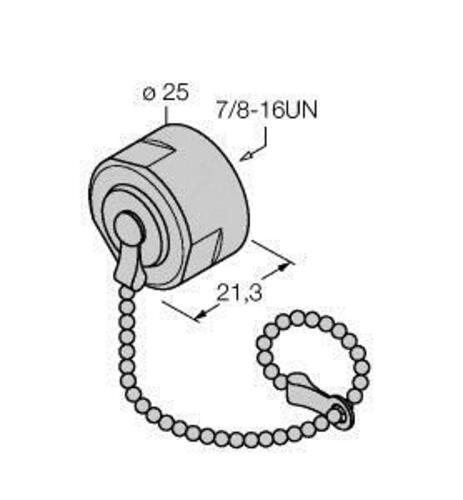 Turck Verschlusskappe RKMV-CCC