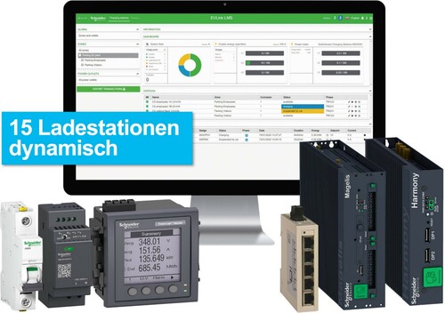 Schneider Electric EVlink Bundle LMS 15 LS dyn-PM-Switch KITEVLMSEDSPM5320