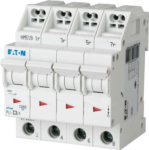 Eaton Leitungsschutzschalter 3 A, 4p,Steckkl. B PLI-B3/4