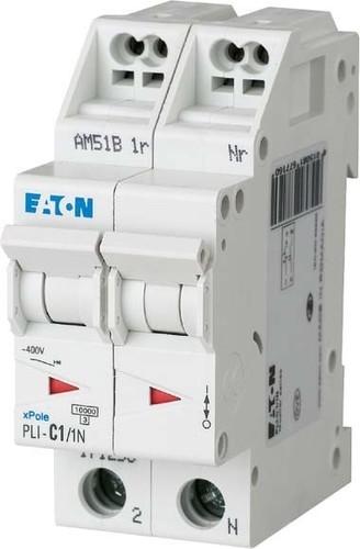 Eaton Leitungsschutzschalter 1 A, 1p+N,Steckkl. C PLI-C1/1N