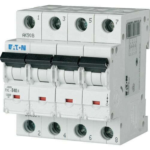 Eaton Leitungsschutzschalter 40 A, 4p,Steckkl. B PXL-B40/4 Eaton Leitungsschutzschalter 40 A, 4p,Steckkl. B PXL-B40/4