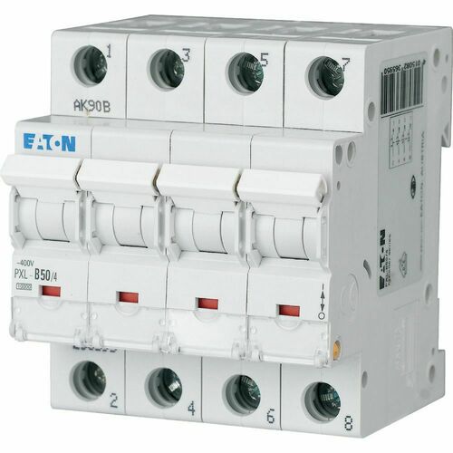 Eaton Leitungsschutzschalter 50 A, 4p,Steckkl. B PXL-B50/4
