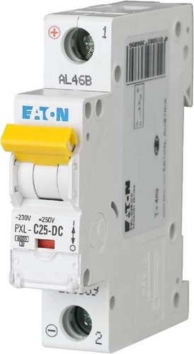 Eaton Leitungsschutzschalter 25A,1p,Steckkl.C, DC PXL-C25-DC