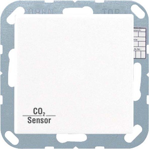 Jung KNX CO2-Sensor, RT-Regler Luftfeuchtesensor weiß CO2 A 2178