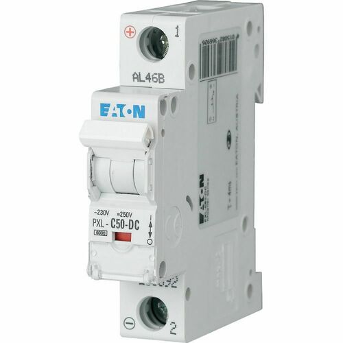 Eaton Leitungsschutzschalter 50A,1p,Steckkl.C, DC PXL-C50-DC