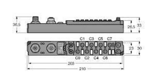 Turck piconet Koppelmodul für CANopen SCOL-0404D-1003