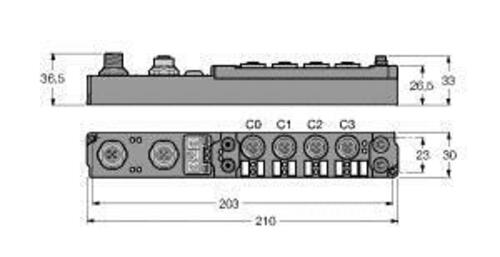Turck piconet Koppelmodul für CANopen SCOL-0404D-1004