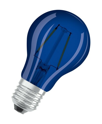 Osram LAMPE LED-Dekolampe E27 blau LEDSCLA152,5W/190230
