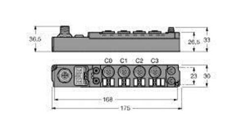 Turck piconet Koppelmodul für DeviceNet SDNL-0404D-0004