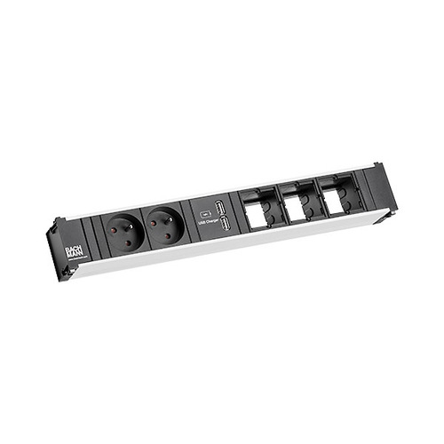 Bachmann Steckdosenleiste 2xUTE 1xUSB 912.0172 Bachmann Steckdosenleiste 2xUTE 1xUSB 912.0172