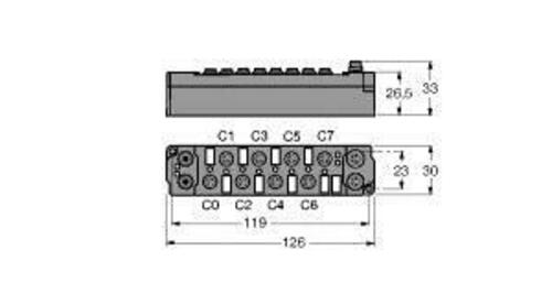 Turck piconet Erweiterungsmodul SNNE-0008D-0004