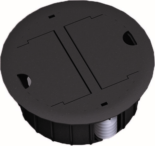 Bachmann Kabeldurchlaß schwarz RAL9005 919.1000