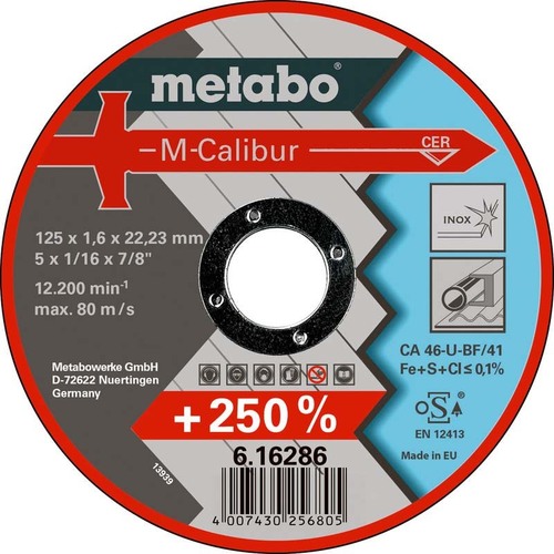 Metabowerke Trennscheibe M-Calibur 125x1,6x22,23mm 616286000