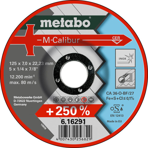 Metabowerke Trennscheibe M-Calibur 125x7,0x22,23mm 616291000