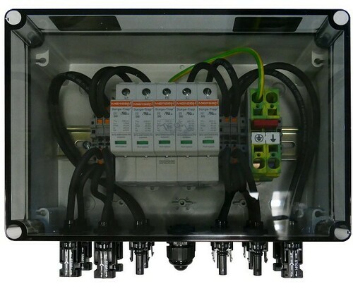 Mersen Photovoltaik-Stringbox 2 MPP/2 S DC1kW Typ1+2 PVBT12-1000V-BH-225