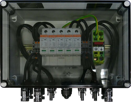 Mersen Photovoltaik-Stringbox 2 MPP/2 S DC1kW Typ 2 PVBT2-1000V-BH-225