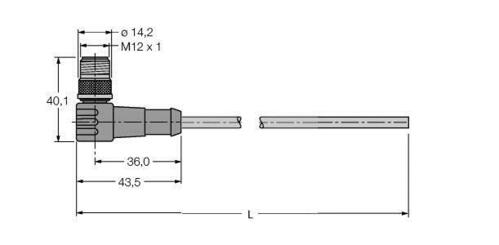 Turck PROFIBUS-Leitung PUR WSSW451-10M