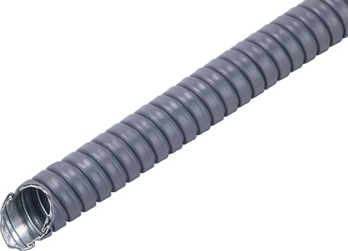 Fränkische Metallschutzschlauch schwer flexibel grau MC-DMA-212-PVC.10