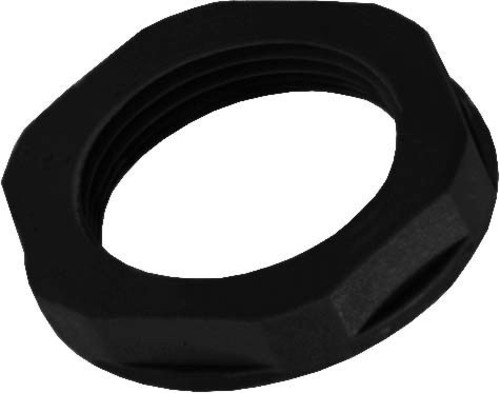 Fränkische Gegenmutter Kunststoff, schwarz NTPA-M40B