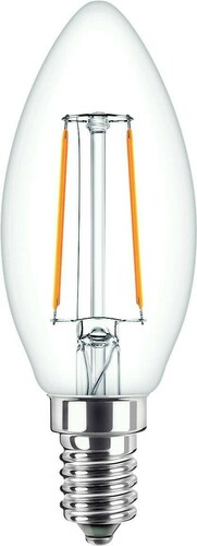 Philips Lighting LED-Kerzenlampe E14 klar Glas CorePro LED#37757800