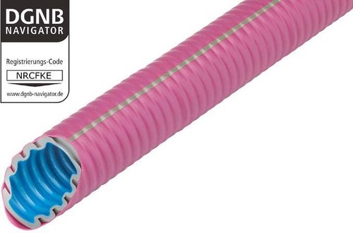 Fränkische Kunststoffwellrohr biegsam magenta FFKuS-EMF105co2ntr25