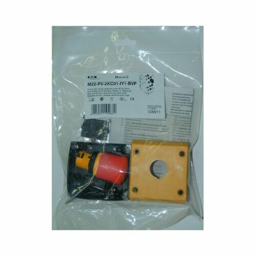 Eaton Not-Halt-/Not-Aus-Taste RMQ-Titan M22-PV-2KC01-IY1-BVP