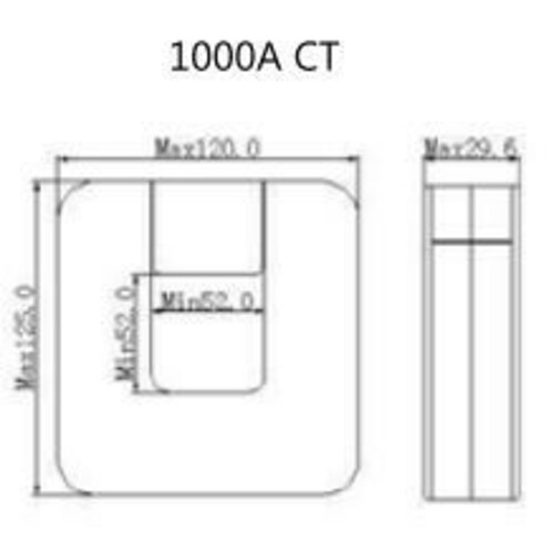 SolarEdge Split-CoreCurrent Transfor 1000A SECT-SPL-1000A-A