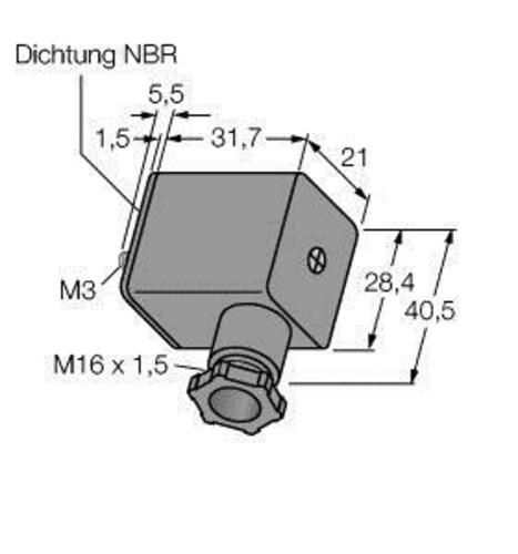 Turck Ventilstecker konfektionierbar VC-BC21-0.220-K