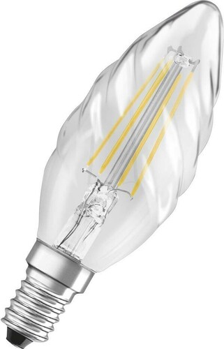 Osram LAMPE LED-Kerzenlampe E14 827 LEDPCLB404827FILE14