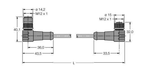 Turck PUR-Kabelmantel Thin WSC-WKC5701-1.5M