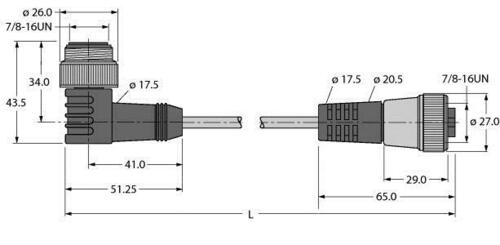 Turck PVC-Kabelmantel WSM RKM 5711-15M