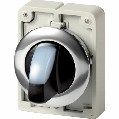 Eaton Leuchtwahltaste RMQ-Titan rastend Knebelgriff M30C-FWLKV-W