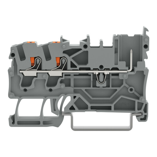 WAGO GmbH & Co. KG 2-Leiter/1-Pin-Basisklemme Drücker,2,5 mm²,gr 2222-1301/999-953