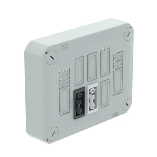 OBO Bettermann Vertr Steckbarer Deckel für Abzweigkasten, b D01 2x3p WD(1+1)